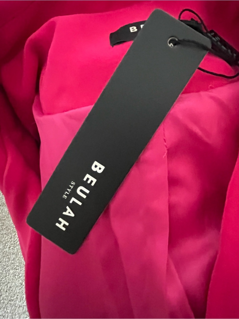 NWT Beulah Style Hot Pink Embellished Bow Jacket/Blazer Size Medium - Picture 15 of 16
